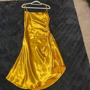Gold lightweight dress